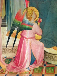 Die Jungfrau auf dem Thron unter den Heiligen (Detail)